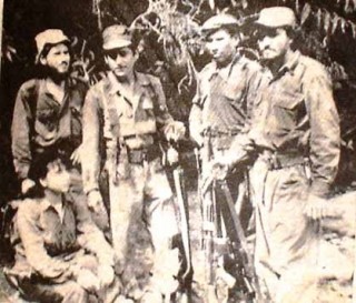 d izquierda a derecha Los GUERRILLEROS Bachiller Olivo, Bejuma, Batancourt, Negro POM y Soto Rojas