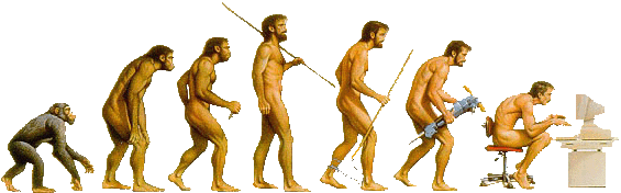 a_computer_evoulution_and_man_picture