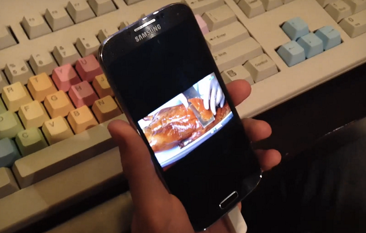 Comienzan a salir videos del nuevo Samsung Galaxy S IV