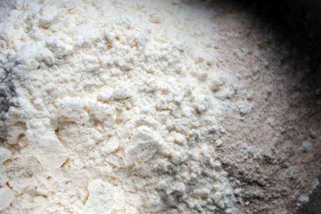 whole wheat and allpurpose flour