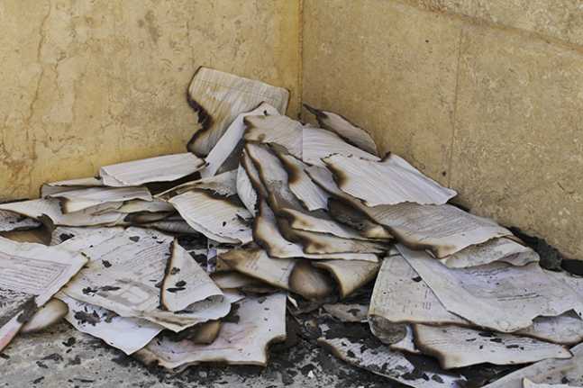 2013_Syria_BurnedBooks