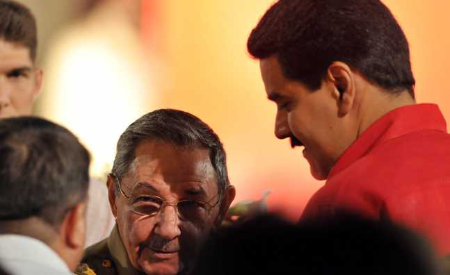 Nicolás Maduro y Raúl Castro