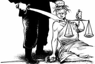 justicia en el suelo