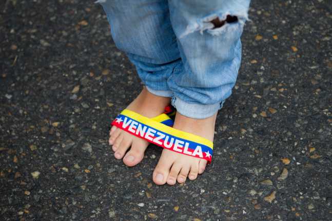 MANIFESTACIÓN CONTRA EL GOBIERNO VENEZOLANO