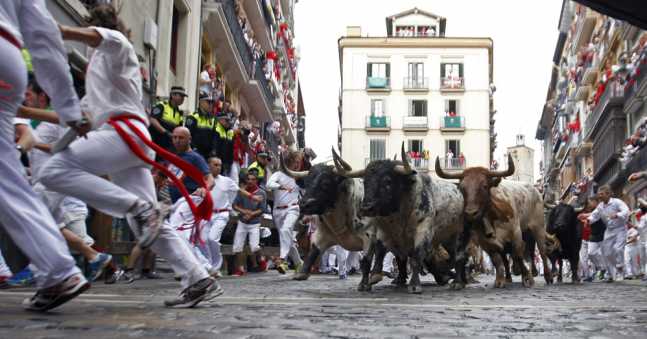 PRIMER ENCIERRO DE LOS SANFERMINES 2014