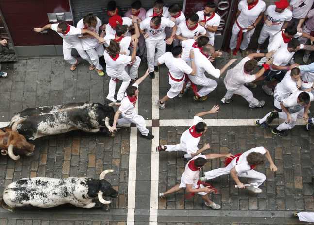 PRIMER ENCIERRO DE LOS SANFERMINES 2014