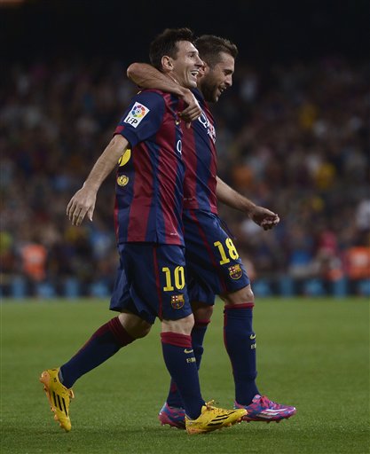 Lionel Messi, Jordi Alba