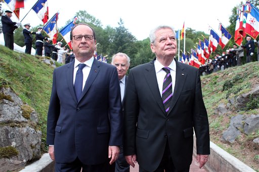 Francois Hollande, Joachim Gauck