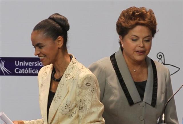 Rousseff y Silva, empatadas para una posible segunda vuelta en Brasil