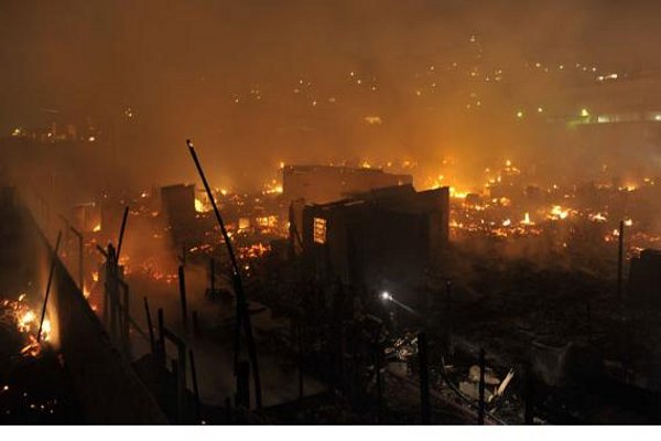 Incendio-Favela