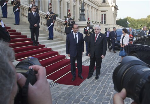 Francois Hollande, Fouad Massoum