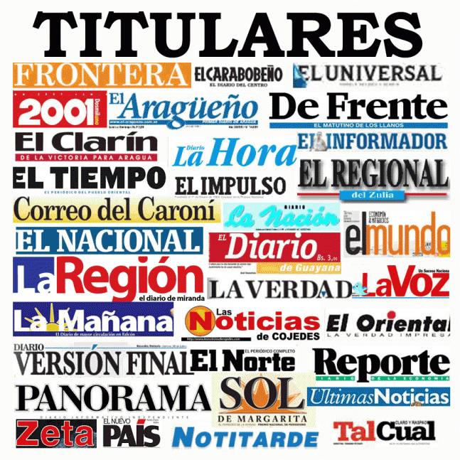 Estos son los titulares más importantes de hoy 13 de noviembre por Román Lozinski