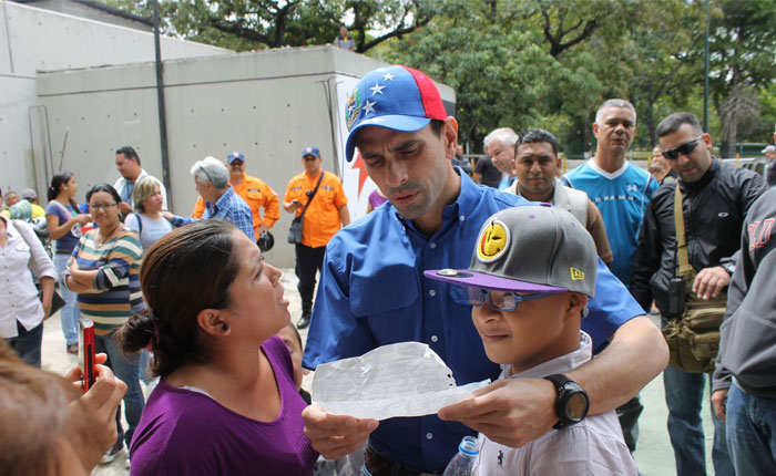 Capriles: es tiempo que el pueblo despierte para que sus derechos sean respetados