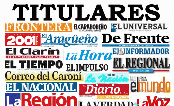 Estos son los titulares más importantes de hoy 12 de enero por Román Lozinski
