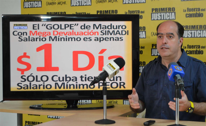 Julio Borges: De acuerdo a cifras del INE los productos aumentaron hasta 442% en apenas 2 años