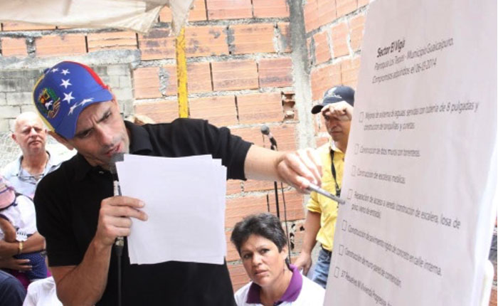 Capriles: el país se le fue de las manos a Maduro