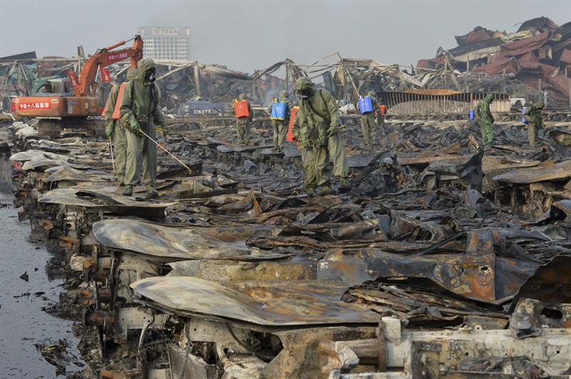Incendio en Tianjin