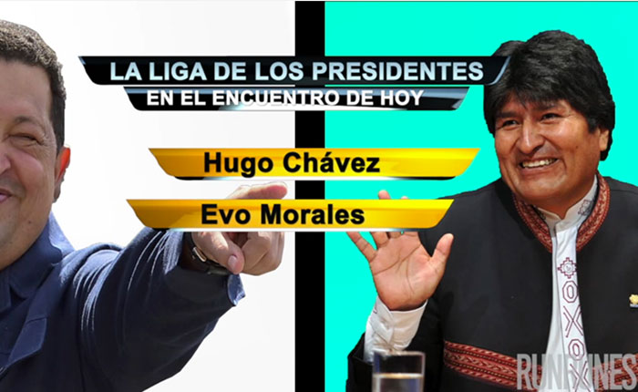 La Liga de los Presidentes: Hugo Chávez vs Evo Morales