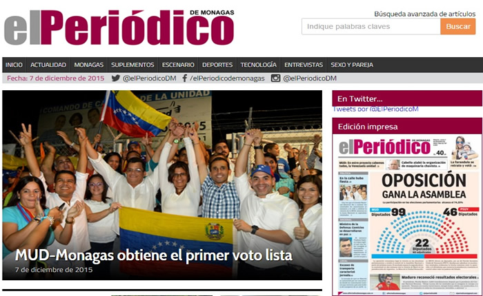 [Galería] El triunfo de la oposición en la prensa nacional