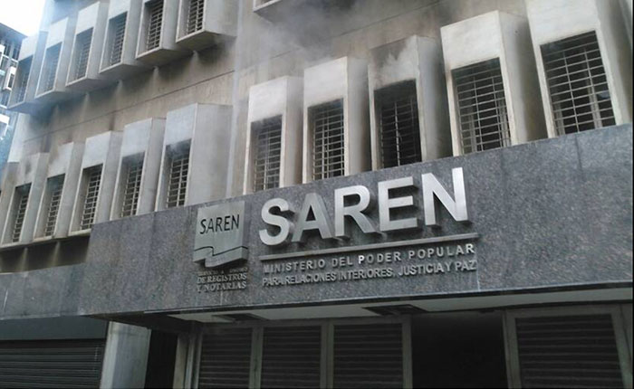 Saren suspendió servicios este jueves tras incendio de su sede central