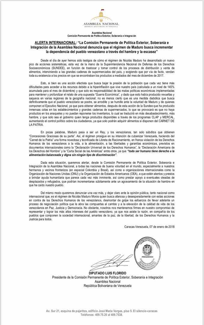 comunicado