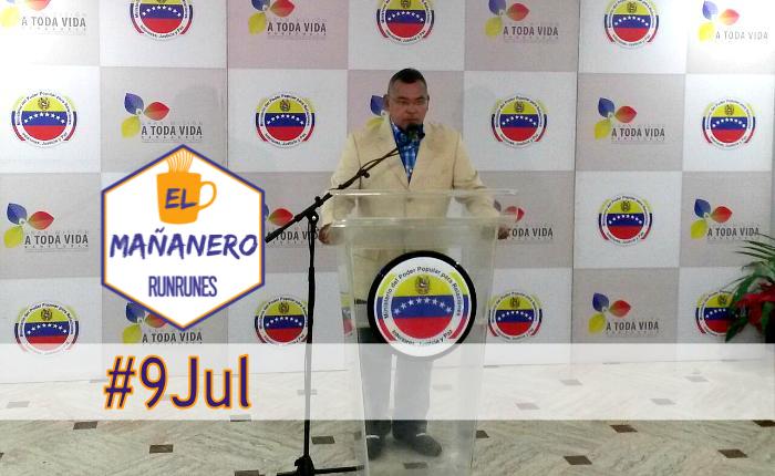 El Mañanero #9Jul: las 5 noticias que debes saber