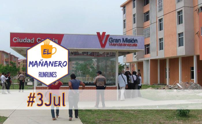 El Mañanero #3Jul: las 8 noticias que debes saber