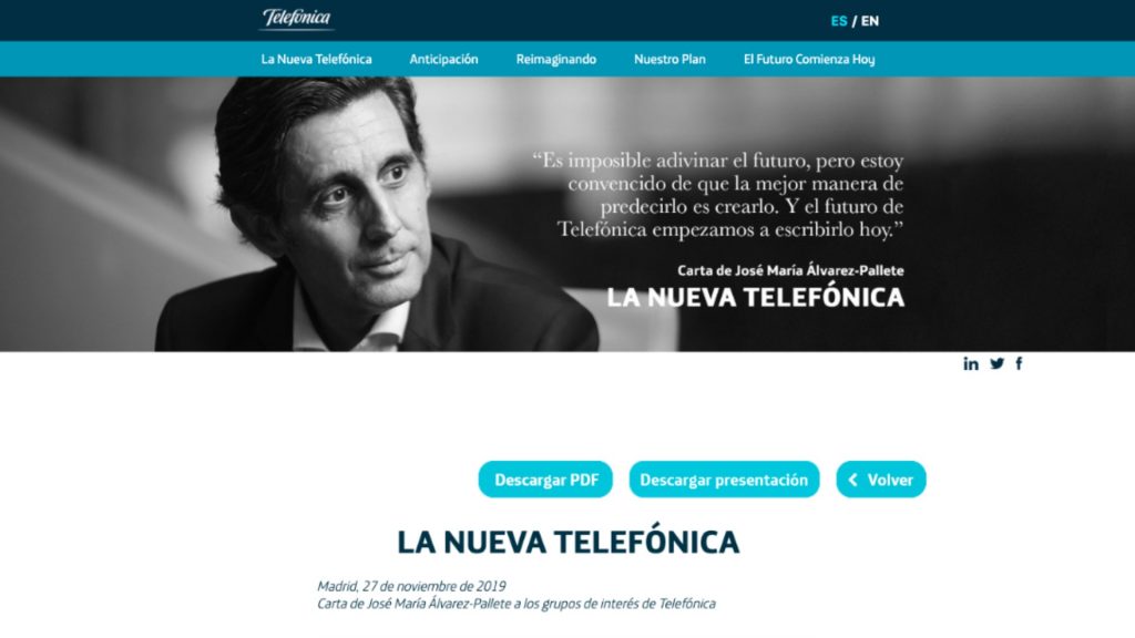 Telefónica está dispuesta a “reducir” su posición en Hispanoamérica
