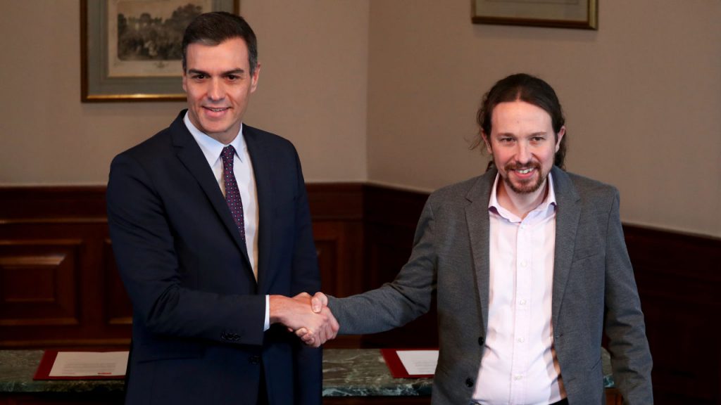 Confirman a Pablo Iglesias como uno de los vicepresidentes del futuro gobierno español