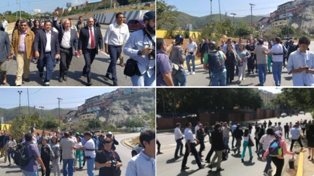 PNB detuvo caravana de diputados que se trasladaba a La Guaira