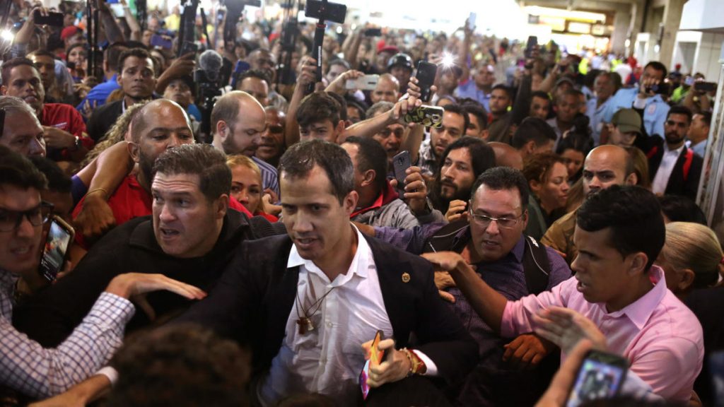 El pobre regreso de Guaidó