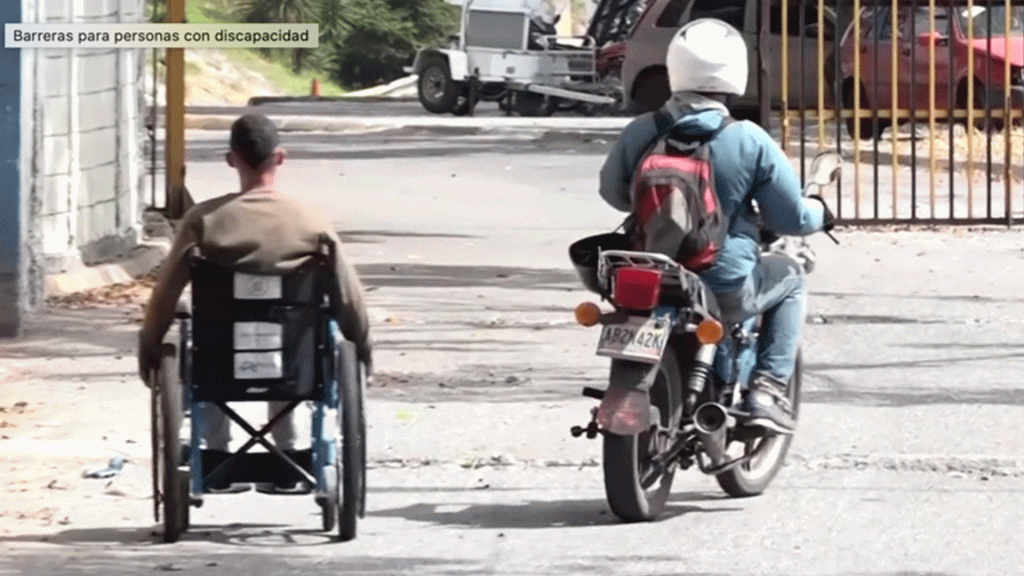 Caracas, una ciudad hostil para personas en sillas de ruedas
