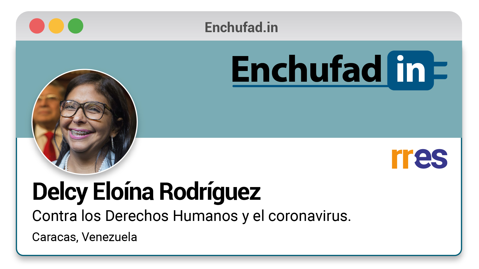 #EnchufaDÍN | Felicita a Delcy Rodríguez por su nuevo cargo
