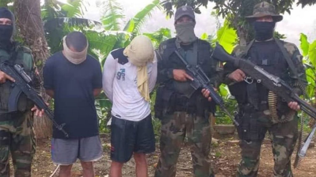 Mercenarios, capturados