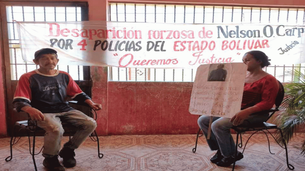 Nelson Carpio cumple 5 años desaparecido a manos de funcionarios del Estado