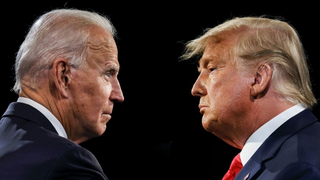 Trump Biden empate