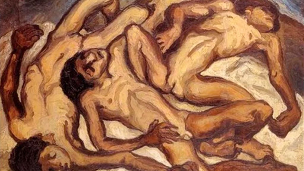 La otra cara, por José Luis Farías. Foto fragmento de la obra Los niños muertos, de Oswaldo Guayasamín