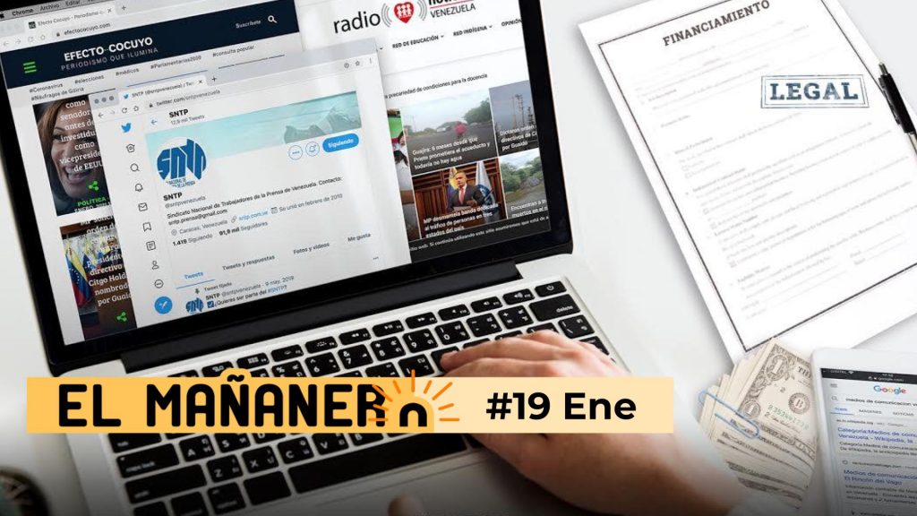 El Mañanero de hoy #19Ene: Las 8 noticias que debes saber