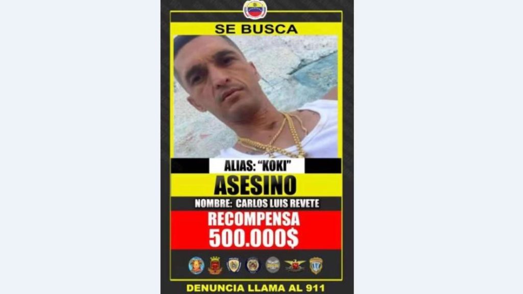 Gobierno ofrece recompensa de 500.000 dólares por información sobre “el Koki” y sus aliados