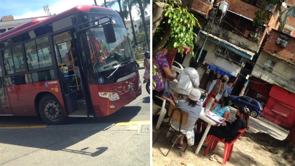 #21Nov En Caracas instalaron puntos rojos en varias parroquias para escanear carnet de la patria a votantes