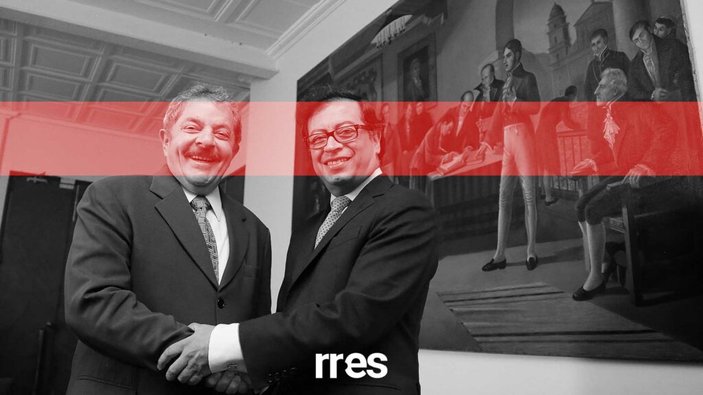 Colombia y Brasil enfrentan izquierda en las urnas. Foto_Lula da Silva y Gustavo Petro el 03JUN13 en Bogotá.