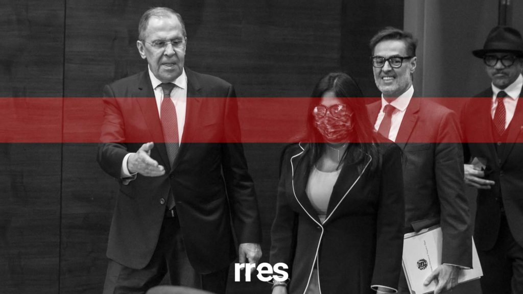 Informe Otálvora. EE. UU. le baja velocidad al tema Venezuela. En la gráfica_Delcy Rodríguez con el canciller ruso el 10MAR22 en Antalya, Turquía. Foto MinExteriores Rusia.