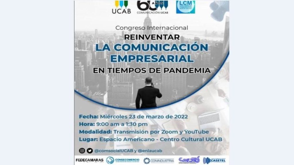 UCAB albergará congreso internacional sobre desafíos de la comunicación empresarial