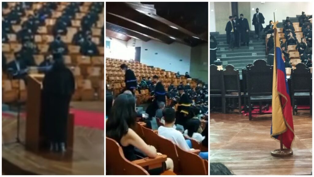 “La universidad está en mengua”: El discurso crítico de una graduada que irritó a las autoridades impuestas en la USB