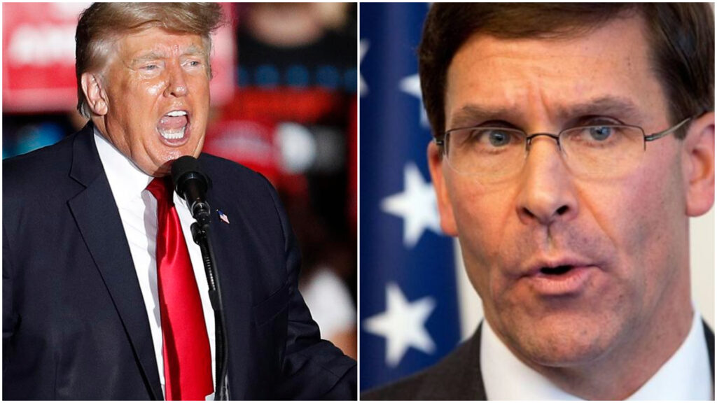 Mark Esper: Trump contempló una acción militar en Venezuela en su último año de gobierno