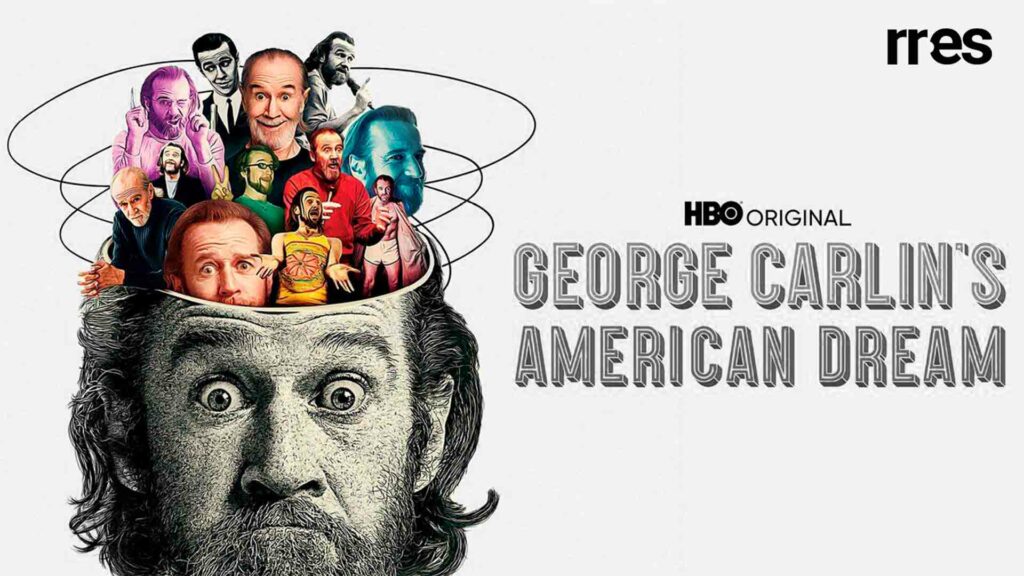Palabras prohibidas, por Juan E. Fernández @Juanette. Póster de la serie de George Carlin American Dream, HBO