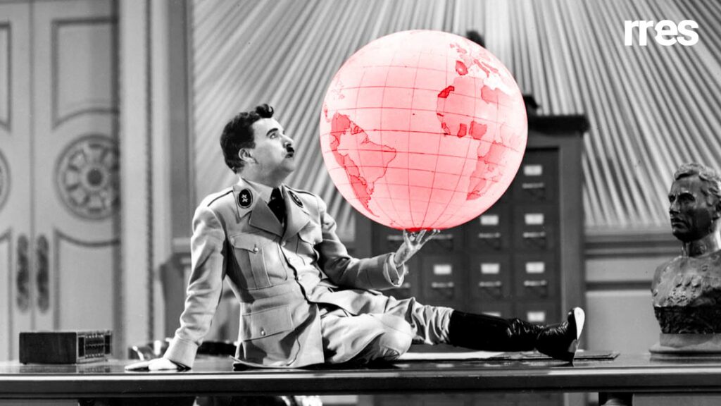 El gran dictador, por Laureano Márquez P. Imagen_fotograma de El gran dictador, de Chaplin
