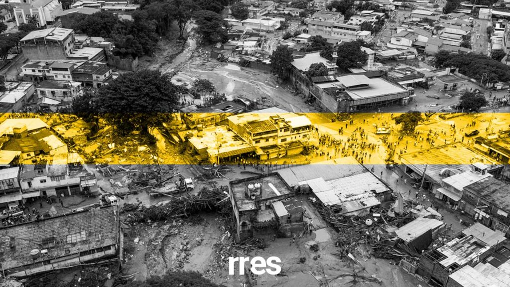 Desastres naturales, la culpa no es de la naturaleza, por Antonio José Monagas. Foto vista aérea del deslave de Las Tejerías Aragua
