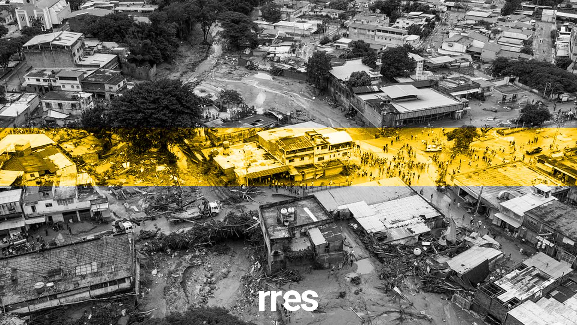 Desastres naturales, la culpa no es de la naturaleza, por Antonio José Monagas. Foto vista aérea del deslave de Las Tejerías Aragua
