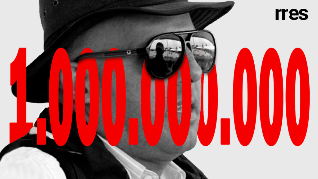 Mil millones, por Laureano Márquez P. En la foto Alejandro Andrade, extesorero de Chávez, quien robó $ 1000 millones a Venezuela